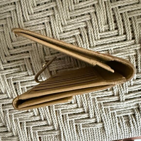 Chanel Vintage Camel Colored Long Snap Wallet - Picture 6 of 10